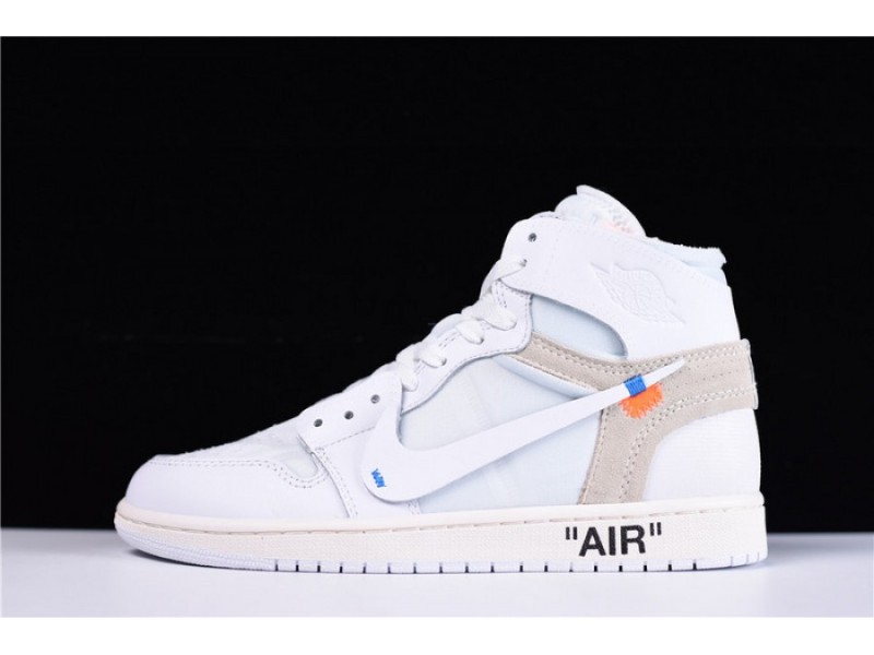 OFW Air Jordan 1 Retro High White AQ0818-100