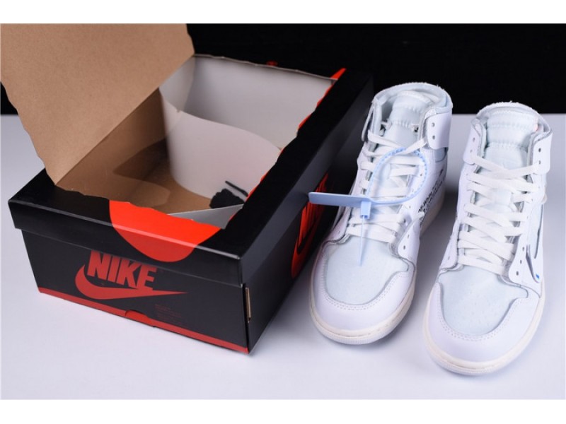 OFW Air Jordan 1 Retro High White AQ0818-100