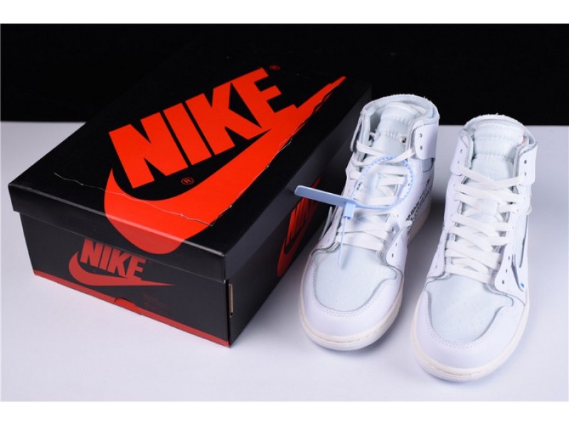 OFW Air Jordan 1 Retro High White AQ0818-100