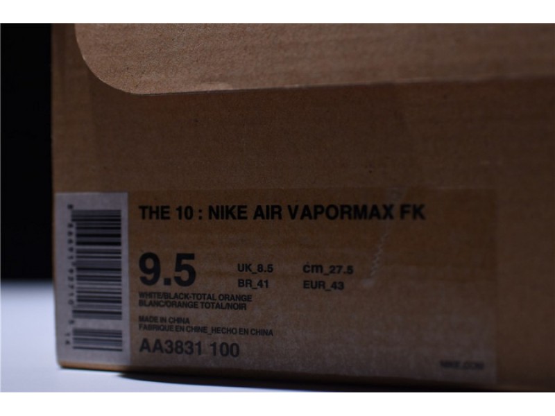 OFW Nike Air VaporMax 2018 White AA3831-100