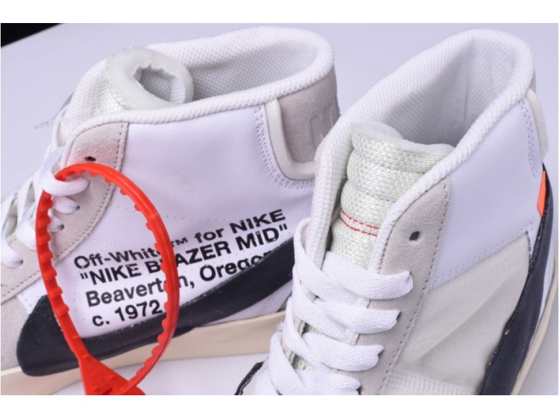 OFW x Nike Blazer MID THE TEN 10 Virgil Abloh AA3832-100 