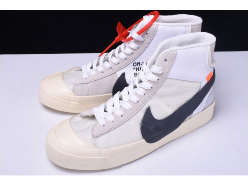 OFW x Nike Blazer MID THE TEN 10 Virgil Abloh AA3832-100 