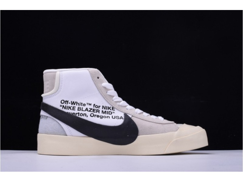 OFW x Nike Blazer MID THE TEN 10 Virgil Abloh AA3832-100 