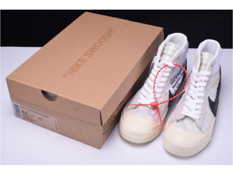 OFW x Nike Blazer MID THE TEN 10 Virgil Abloh AA3832-100 