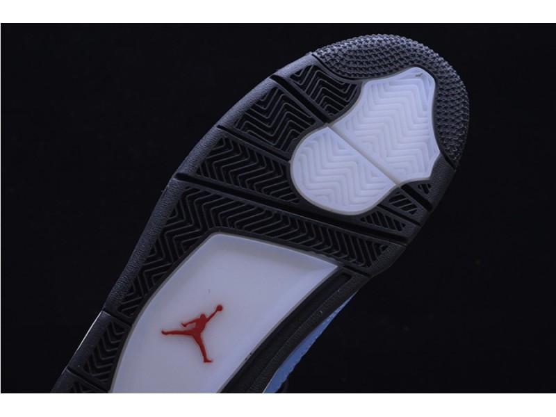 Travis Scott x Air Jordan 4 “Houston Oilers”  University Blue 308497-406